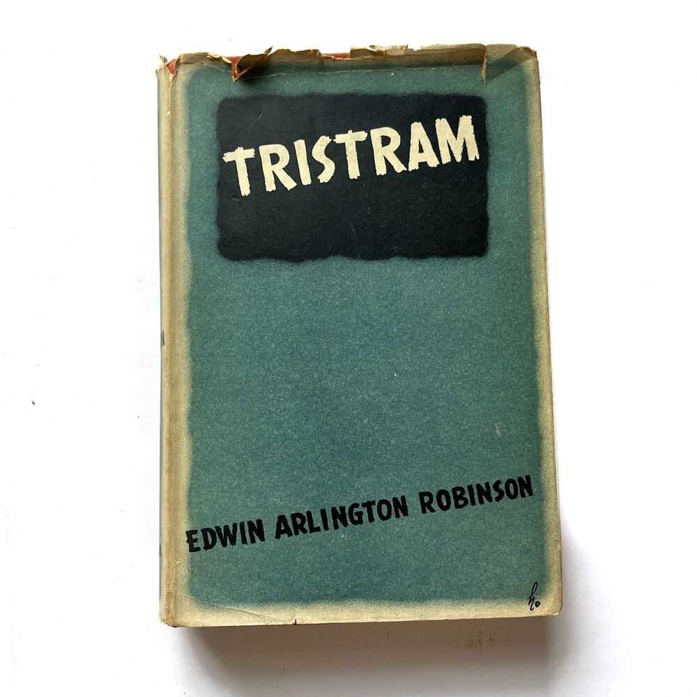 TRISTRAM by Edwin Arlington Robinson Vintage 1947 Rare RED Cloth HCDJ